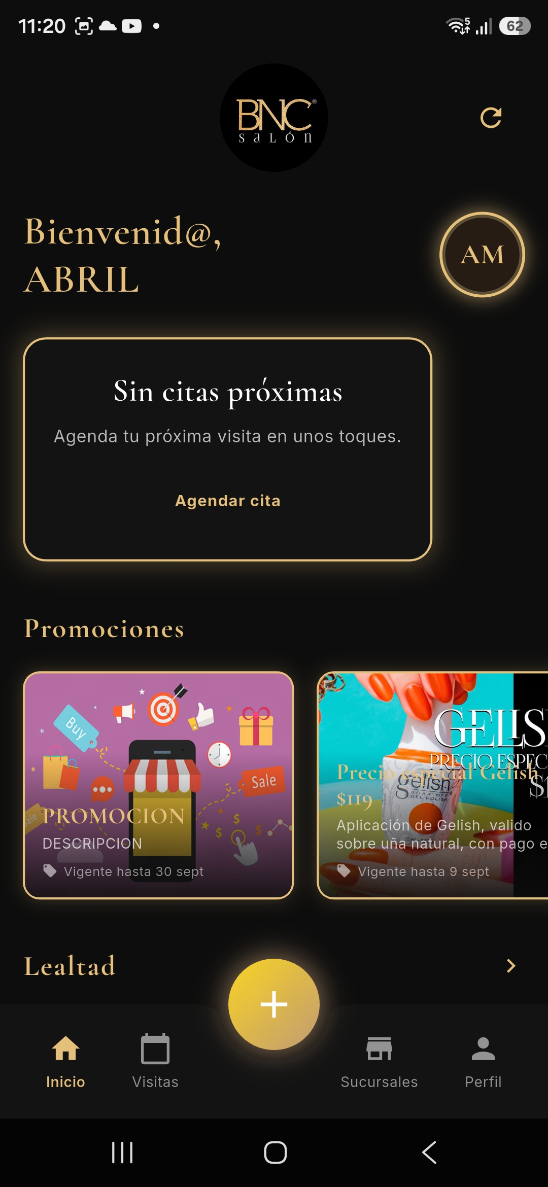 BNC Salón – Mobile App